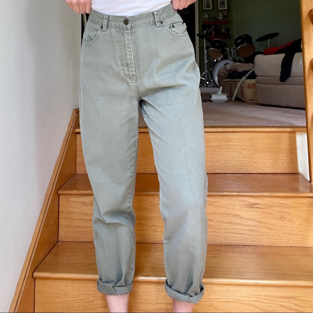 Olive green Ralph Lauren high waisted jeans